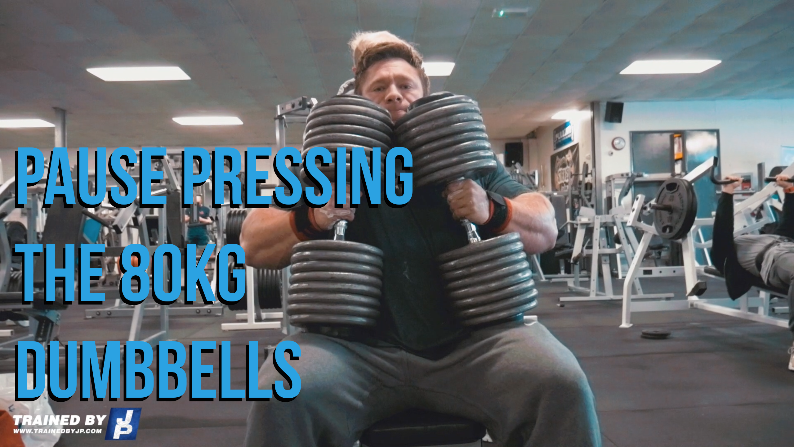 Pause Pressing 80kg Dumbbells