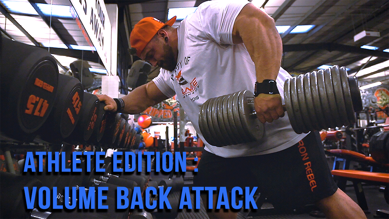 Athlete Edition Volume Back Attack