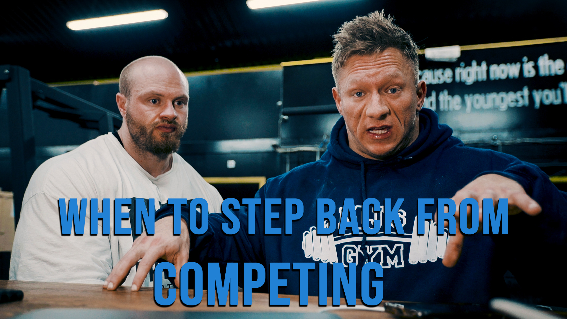 When to Step Back From Competing