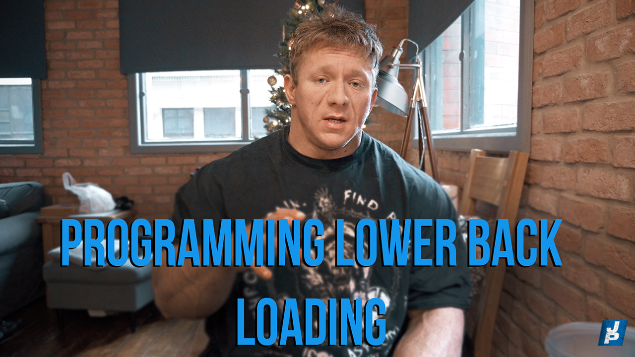 Programming Lower Back Loading