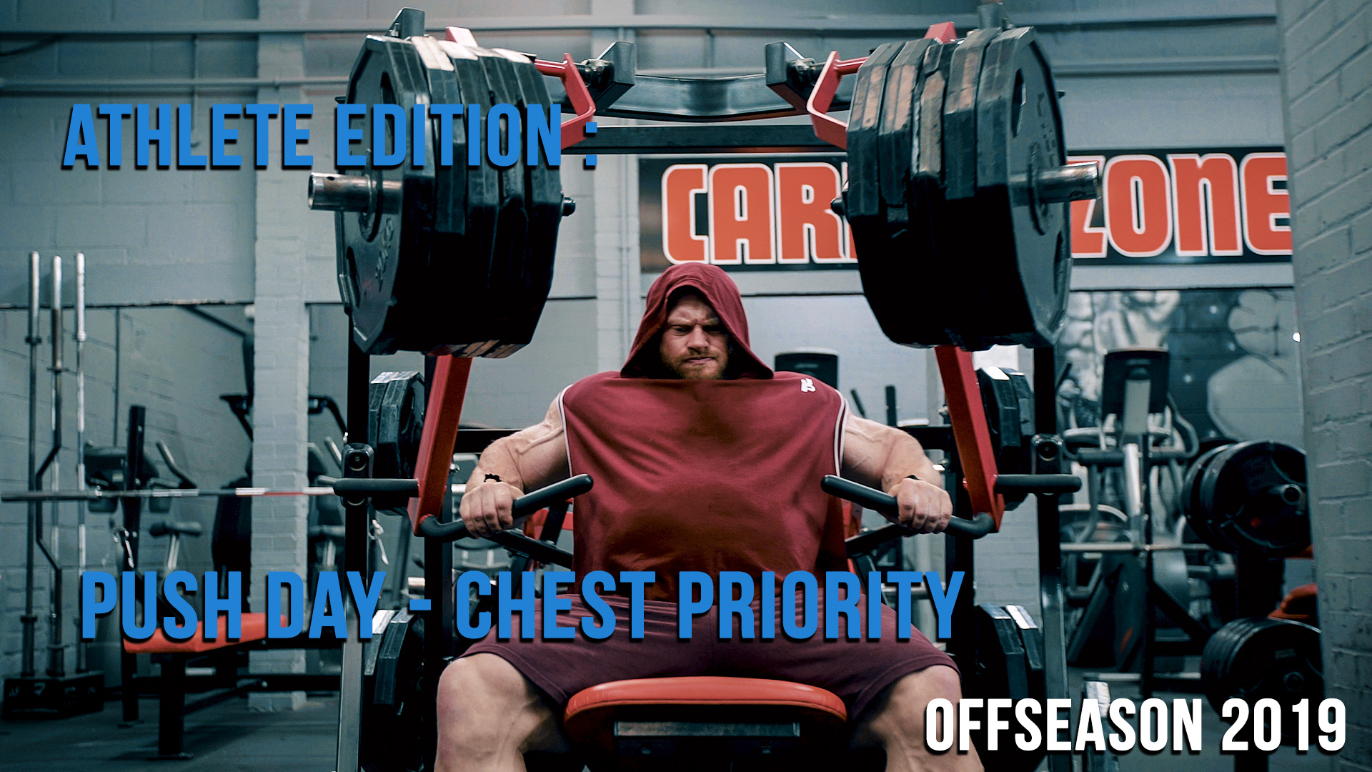 Athlete Edition: Push Day, Chest Priority - Offseason 2019