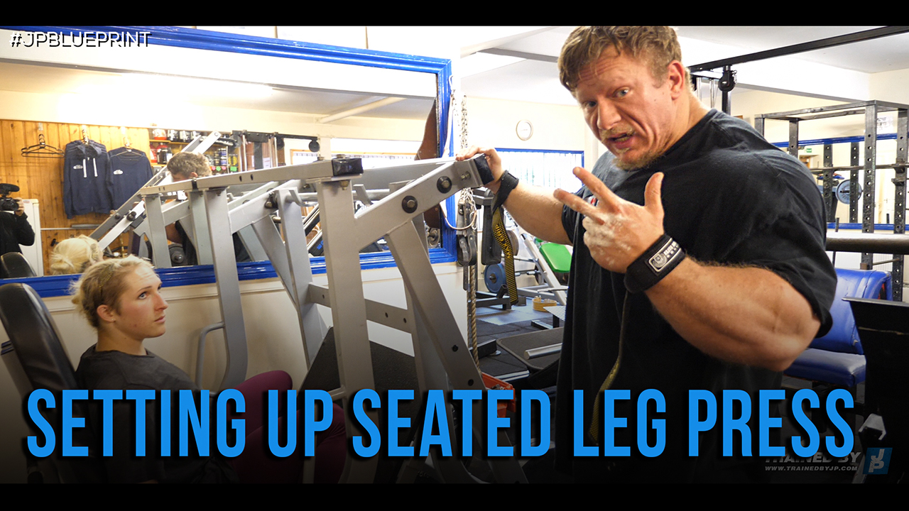 Setting up Seated Leg Press