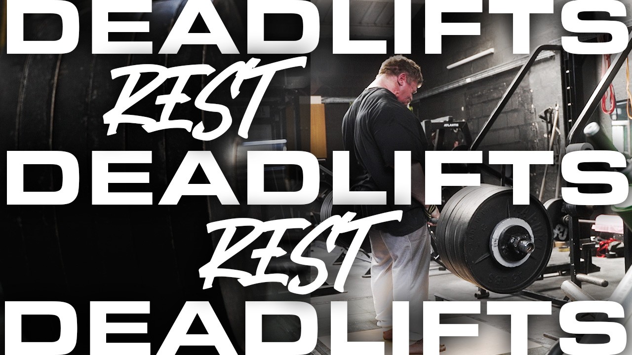 DEADLIFTS, REST, DEADLIFTS, REST, DEADLIFTS