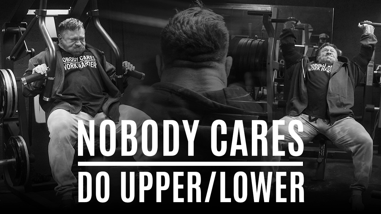 NOBODY CARES - DO UPPER/LOWER